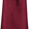 Vitello franse sloof bordeaux rood extra breed met zakken 100 cm L 100 cm B