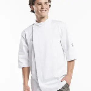 Chaud Devant chef jacket wit S comfort short sleeve
