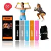 NL Future - Weerstandsbanden Set - Hoge Kwaliteit - 5 Resistance Banden - Gratis fitness handleiding – Met Gratis Draagtas – Fitness Elastiek – Booty Band