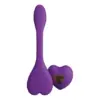 Rhythm Natya Koppel vibrator met LED verlichting - paars