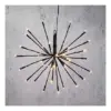 Luca Lighting - Firework verlichting zwart klassiek wit 42led IP44 - h21xd30cm - Woonaccessoires en seizoensgebondendecoratie (Europese stekker )