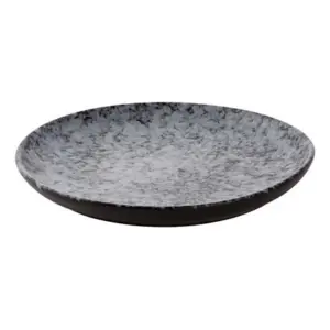 Palmer Bord Rocks 21 cm Zwart Grijs Porselein 1 stuk(s)