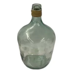 gifts decoratieve vaas/fles licht groen/blauw