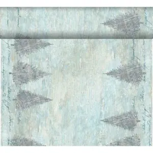 Dunicel Blue Winter tete a tete tafelloperss op rol 20 stuks