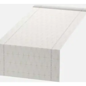 Duni tafelloper kerst - 0.4*1.2 - wit/goud - 20 stuks