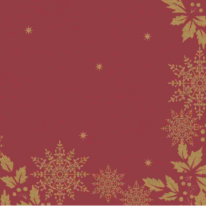 Duni soft servetten 40*40 - 60 stuks - kerst - rood