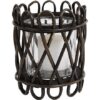Windlicht Muza Rotan, 18cm