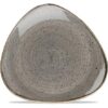Churchill Stonecast Triangle Bowl kom 60cl grijs
